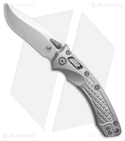 Marfione Custom Amphibian Ram-Lok  SW Frag Titanium + Purple Accents  (4" SW)