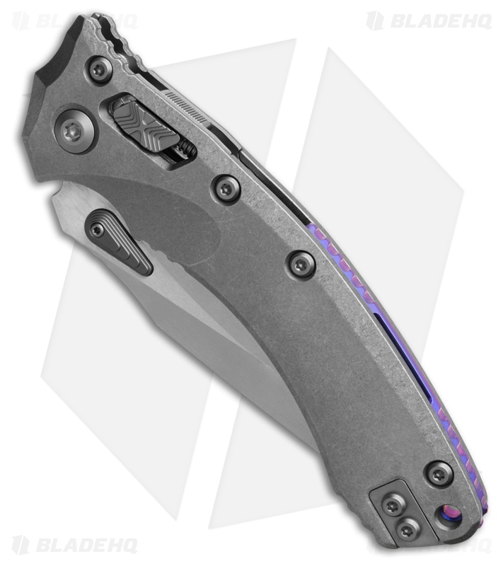 Marfione Custom Amphibian Ram-Lok SW Titanium + Purple Accents  (4" SW)