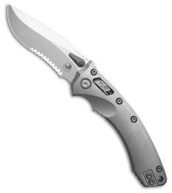 Marfione Custom Amphibian Ram-Lok SW Titanium + Purple Accents  (4" Serr SW)