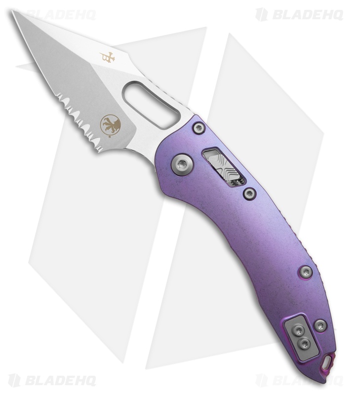 Marfione Custom Stitch Ram-Lok  Purple Titanium + Purple Accents  (4" Serr)