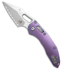 Marfione Custom Stitch Ram-Lok  Purple Titanium + Purple Accents  (4" Full Serr)