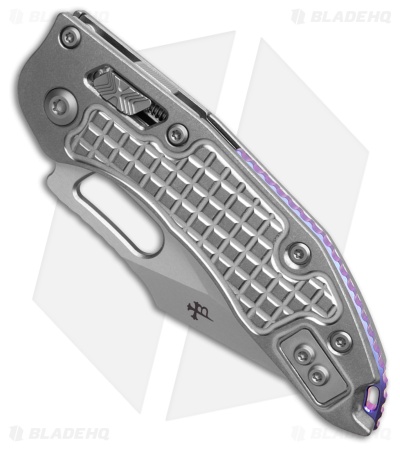 Marfione Custom Stitch Ram-Lok  SW Frag Titanium + Purple Accents  (4" SW)