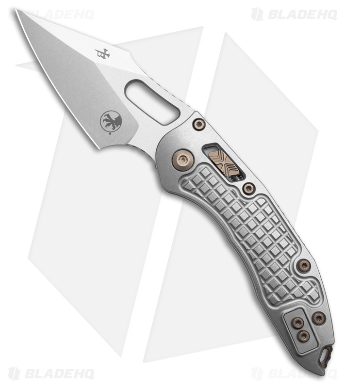 Marfione Custom Stitch Ram-Lok SW Frag Titanium + Vapor Blast Accents (4" SW)