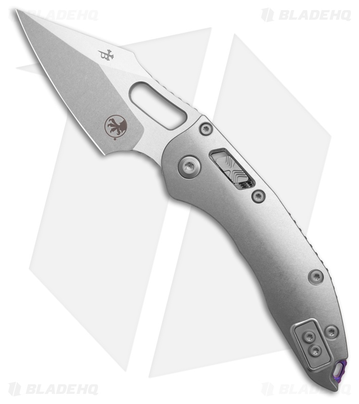Marfione Custom Stitch Ram-Lok  SW Titanium + Purple Accents  (4" Stonewash)