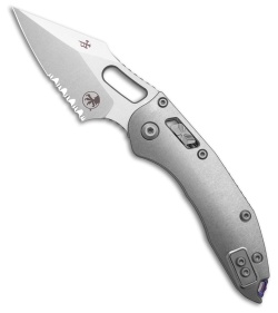 Marfione Custom Stitch Ram-Lok  SW Titanium + Purple Accents  (4" Serr)