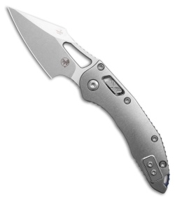 Marfione Select M-Stitch Ram Lok Knife Smooth Titanium Blue Accents (3" SW)