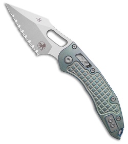 1Marifone Stitch S/E Ram-Lok Knife Ice Blue Frag Ti + Accents(3.7" SW Full Serr)