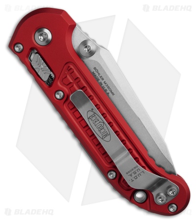 Microtech LUDT Gen III T/E Ram-Lok Knife Red Frag (3.5" Stonewash)