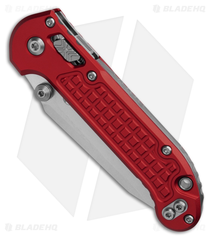 Microtech LUDT Gen III T/E Ram-Lok Knife Red Frag (3.5" Stonewash)