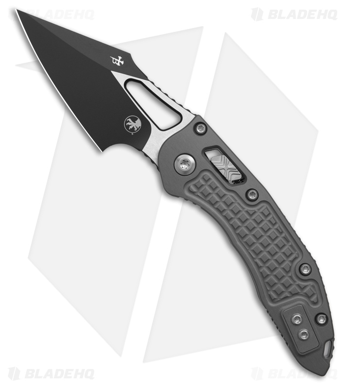 Microtech M-Stitch Ram-Lok Knife Frag Natural Clear Aluminum (3" Black)