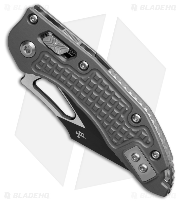 Microtech M-Stitch Ram-Lok Knife Frag Natural Clear Aluminum (3" Black)