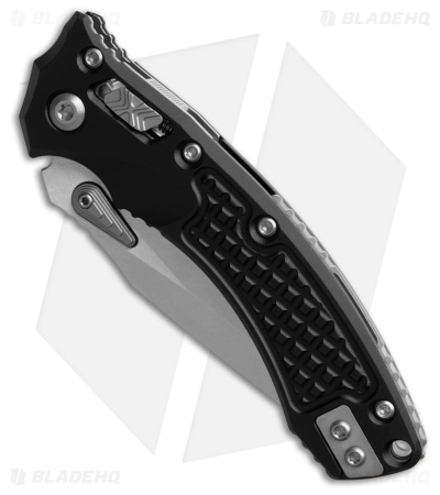 Microtech Mini Amphibian Ram-Lok S/E Manual Knife Black Frag Aluminum(3.38" SW)