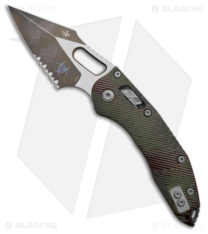 Microtech Stitch Outbreak Ram-Lok SW Serrated 169RL-2FLOBS