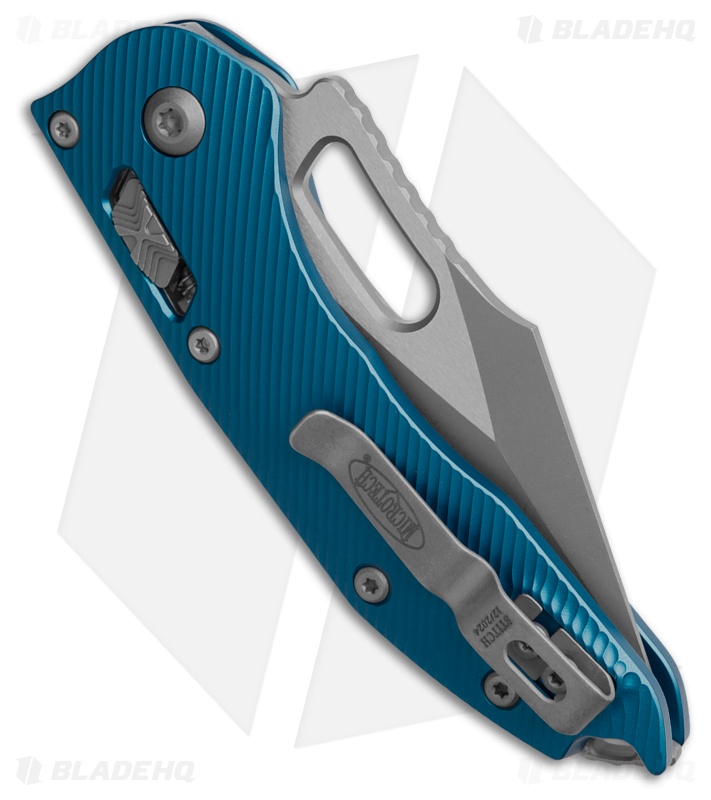 TECH テック MY02 新品 ブルーアルマイト Microtech Stitch Knife Fluted Blue Aluminum Apocalyptic