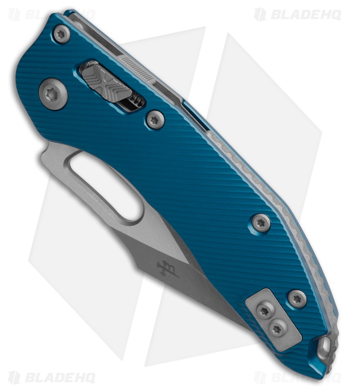Microtech Stitch Knife Fluted Blue Aluminum Apocalyptic