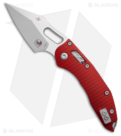 Microtech Stitch Knife Fluted Red Aluminum SW