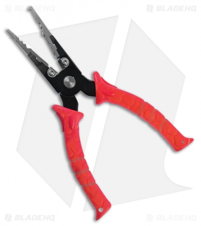 Bubba Blade 6.75" Split Ring Pliers w/ Red Rubber Handle