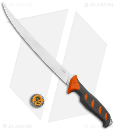 Buck Hookset Long Fresh Fillet Knife Gray/Orange (9" Satin) 0146ORS