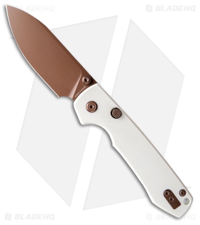 Vosteed Raccoon White G-10 Drop Point Copper 14C28N