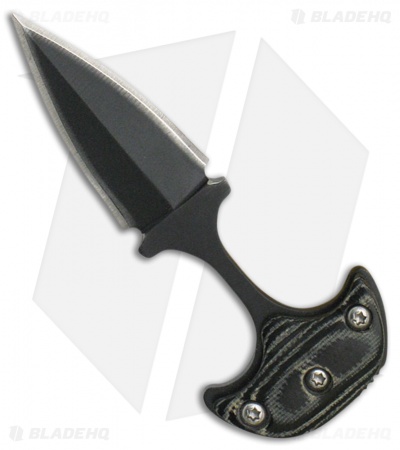 ABKT Tac Neck Knife Black Micarta (1.5" Black) AB0016