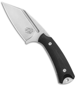 Akeron La Sanction Fixed Blade Knife Black G10 (3" Stonewash)