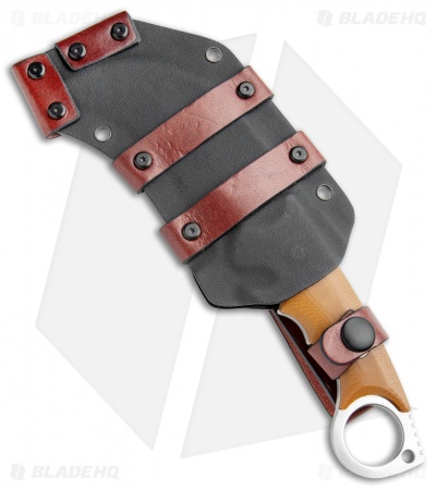 Andre De Villiers Gaboon Fixed Blade Knife Tan (4" Satin) AdV