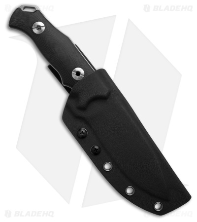 Andre De Villiers Kudu Hunter Fixed Blade Knife Black G-10 (4.5" Satin)