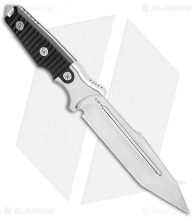 Andre De Villiers Recce-1 Fixed Blade Knife Black G-10 (6.5" Satin) AdV 