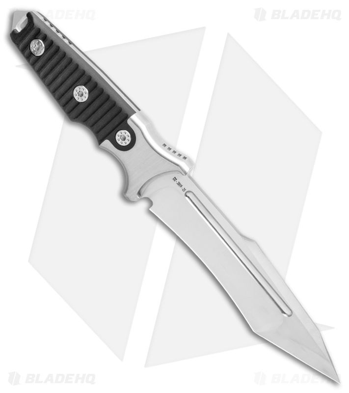 Andre De Villiers Recce-2 Fixed Blade Knife Black G-10 (6.5" Satin) AdV 