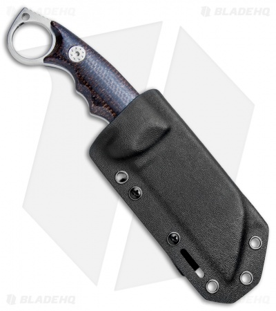 Andre De Villiers Ring Butcher Fixed Blade Knife Micarta (4" Satin S35VN) AdV