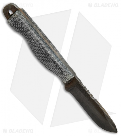 Anza Knives 510-M Fixed Blade Knife Micarta (2.5" Black)