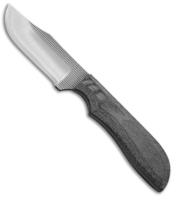 Anza JW-2M Fixed Blade Knife Black Canvas Micarta (2.75" Satin)