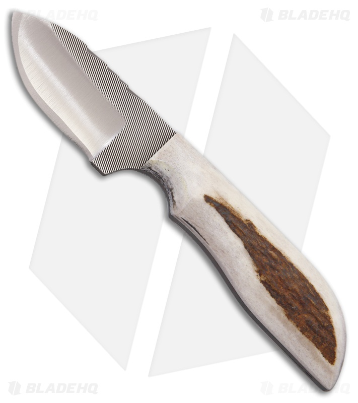 Anza Knives S-FE Fixed Blade Knife Full Elk (2.75" Satin)