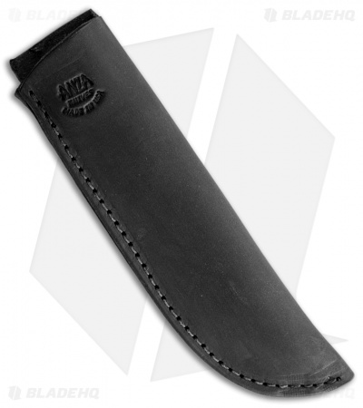 Anza Knives Tracker Fixed Blade Knife Full Stag Handle (5.5" Satin)