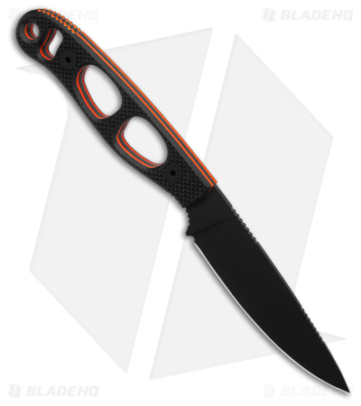 Argali Carbon Fixed Blade Knife Stealth Ed Black Carbon Fiber (3.7" Black)ARCKSB