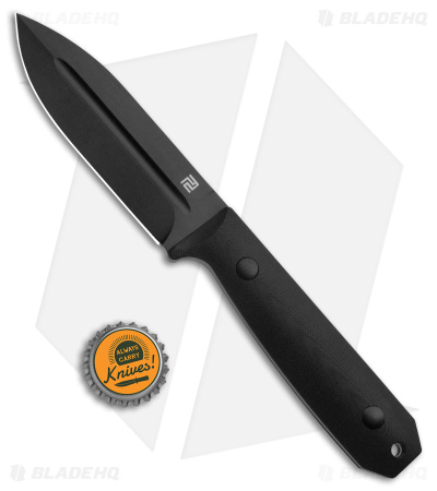 Artisan Cutlery Wreckhart Fixed Blade Knife Black G-10 (4.4" Black)