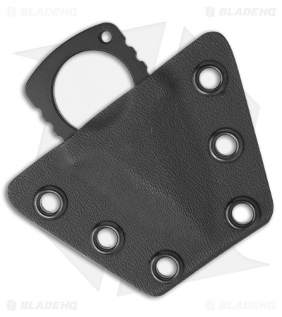 Atlas Dynamic Defense BUG Neck Knife Fixed Blade (1.5" Black)