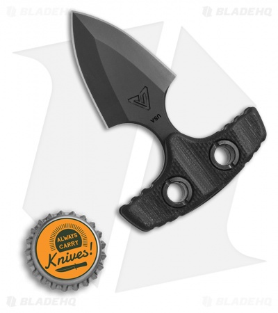 Atlas Dynamic Defense NOC Push Dagger Knife Black G-10 (2.375" Black)