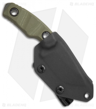Atlas Dynamic Defense PUK Fixed Blade Knife OD Green G-10 (2.75" Stonewash)