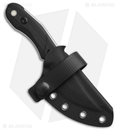 Audacious Concept Fanglet Fixed Blade Knife Black G-10 (2.4" Satin/Blastwash)