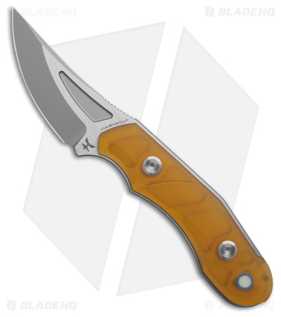 Audacious Concept Fanglet Fixed Blade Knife Ultem (2.4" Satin/Blastwash)