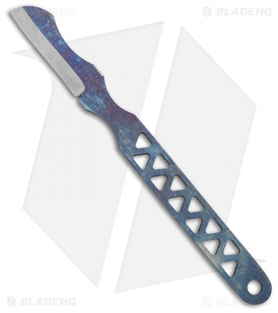 Audacious Concept Roselli Ectopic Fixed Blade Neck Knife Flamed (1.75" Satin)