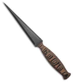 Auxiliary Manufacturing FS Spike Fixed Blade Knife Amerigrip (5.75&quot; Black SW) | 231012