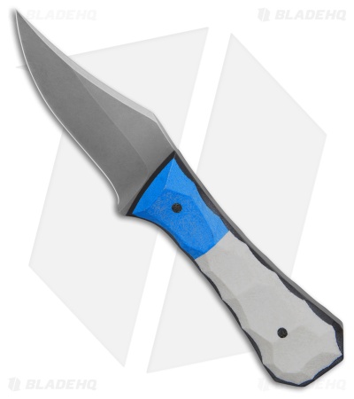 Auxiliary Manufacturing Pocket Bowie Fixed Blade Textured Glass Fiber (2.75" SW)