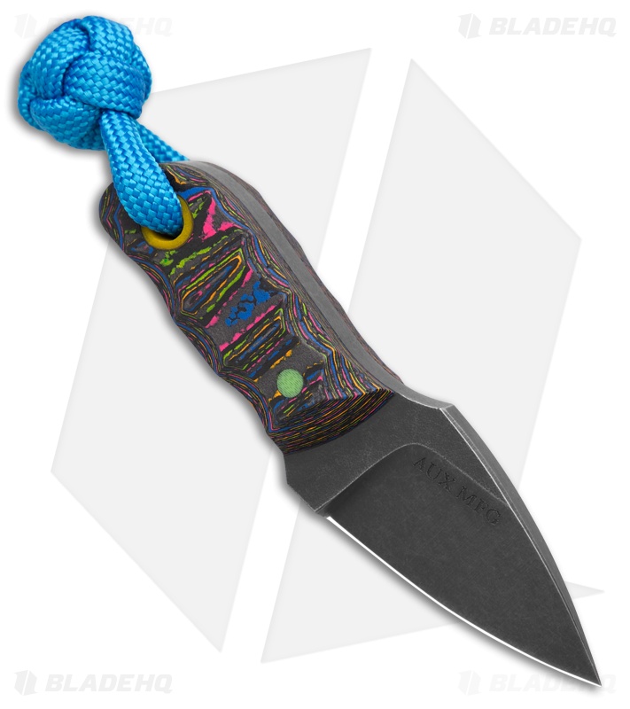 EK.Knifeハンドメイドカスタム、専用GIベルト付きMADEIN.USA Auxiliary Manufacturing Pocket Lint Fixed Blade Knife 80's Camo Carbon