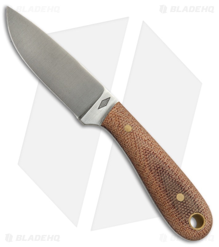 Battle Horse Knives Frontier First Hunting Knife Natural Micarta (2.6" Satin)