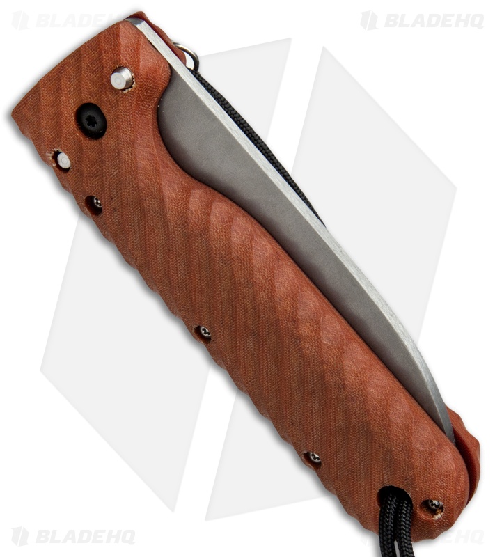 Battle Horse Knives Tree Frog Folding Knife Natural Micarta (3.5" Satin