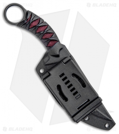 Bastinelli Creations Mako Fixed Blade Knife Bronze Skull Leather