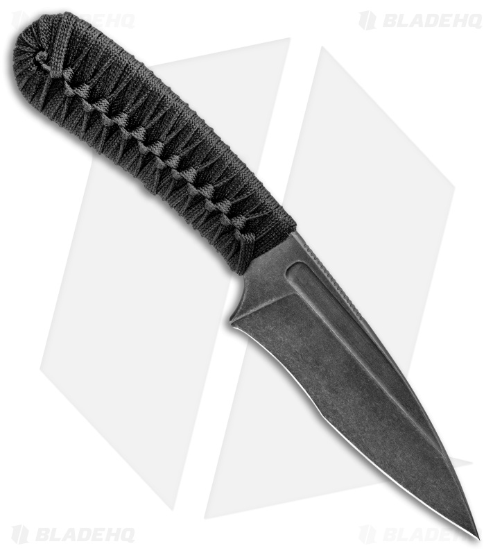 Bastinelli Creations SIN Fixed Blade Knife Wrapped (3.5" Acid Stonewash
