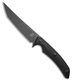 Bastinelli PY Tanto Fixed Blade Knife Black G-10 (5" Black)